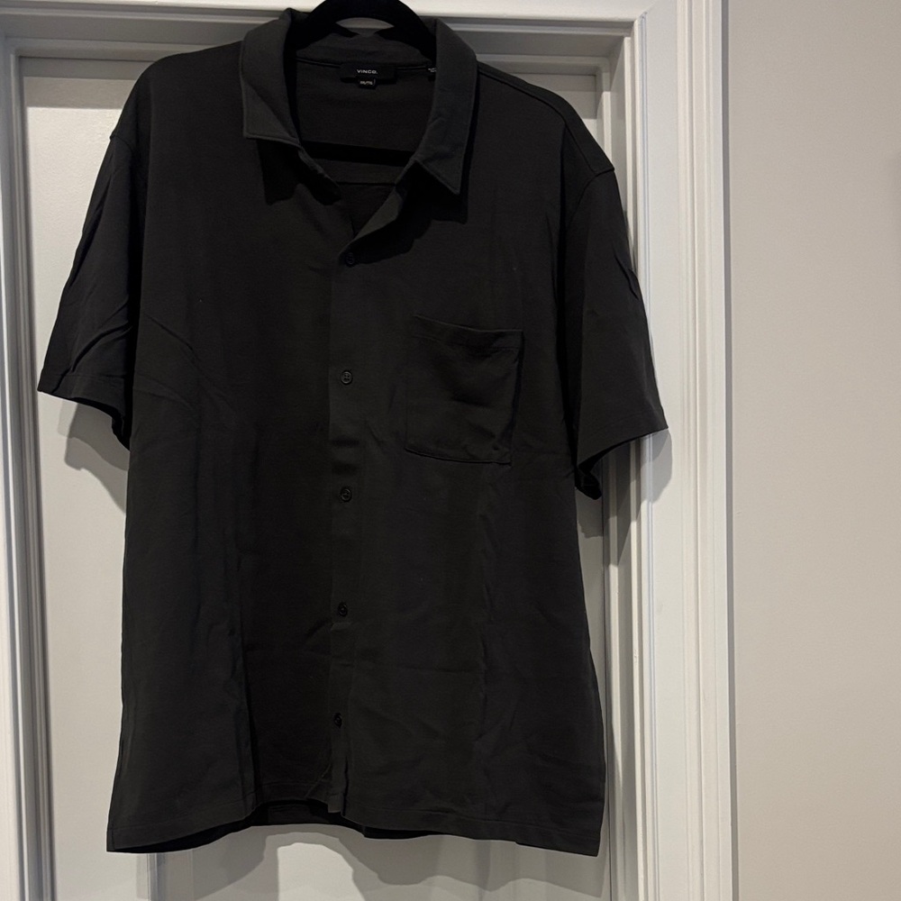 Men's Short-Sleeve Button-Up Shirt - Casual Pocket